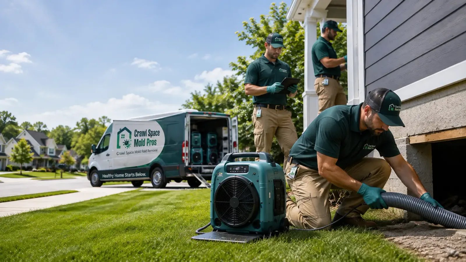 Crawl Space Mold Removal in Aurora, OH
